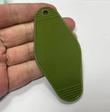 Multi-Color blank plastic ABS hotel key card cross-border blank motel keychain Amazon promotion