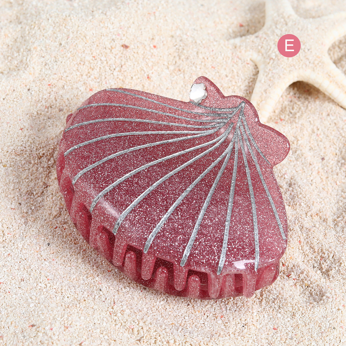 New style shell gripper simple point diamond high-grade hairpin niche shark clip creative sweet cool hot girl hair accessories wholesale