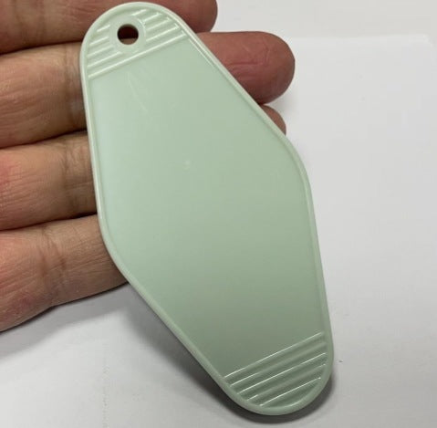 Multi-Color blank plastic ABS hotel key card cross-border blank motel keychain Amazon promotion