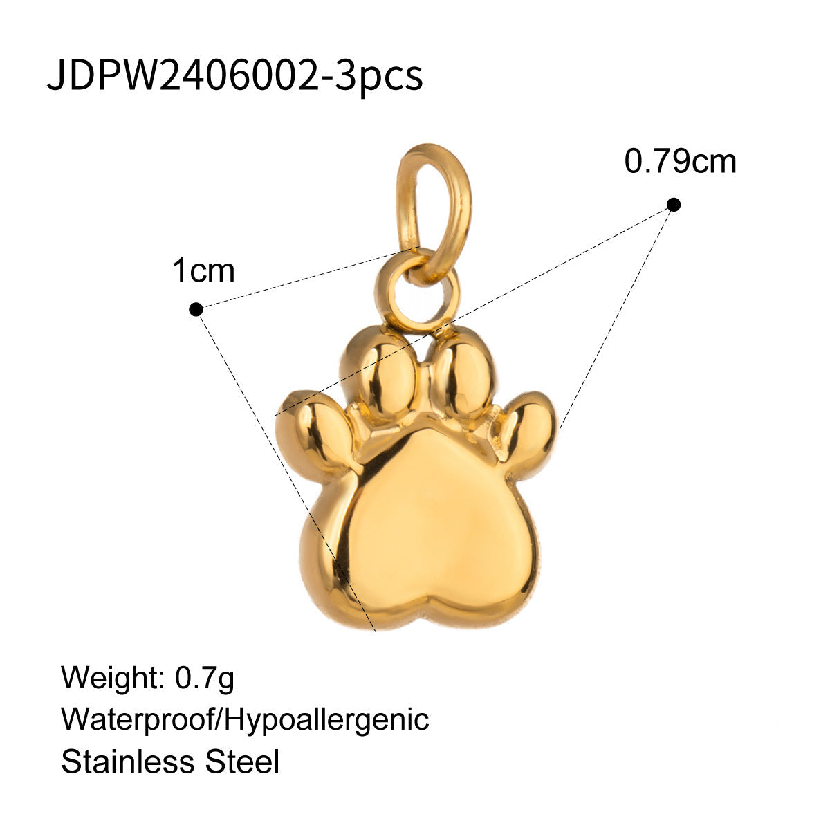 Europe and the United States cross-border titanium steel bracelet diy jewelry accessories stainless steel necklace pendant pendant accessories materials