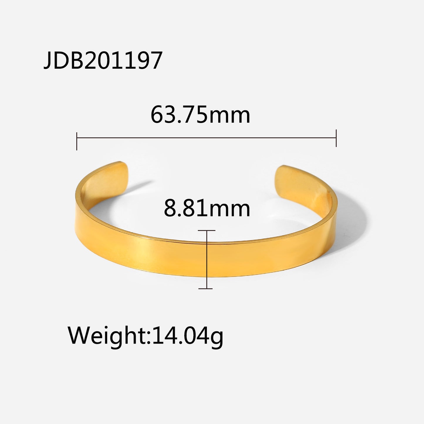 European and American INS Style Zircon Open Bracelet Bracelet Fashion Retro Style 18K Gold Electroplated Stainless Steel Bracelet for Women