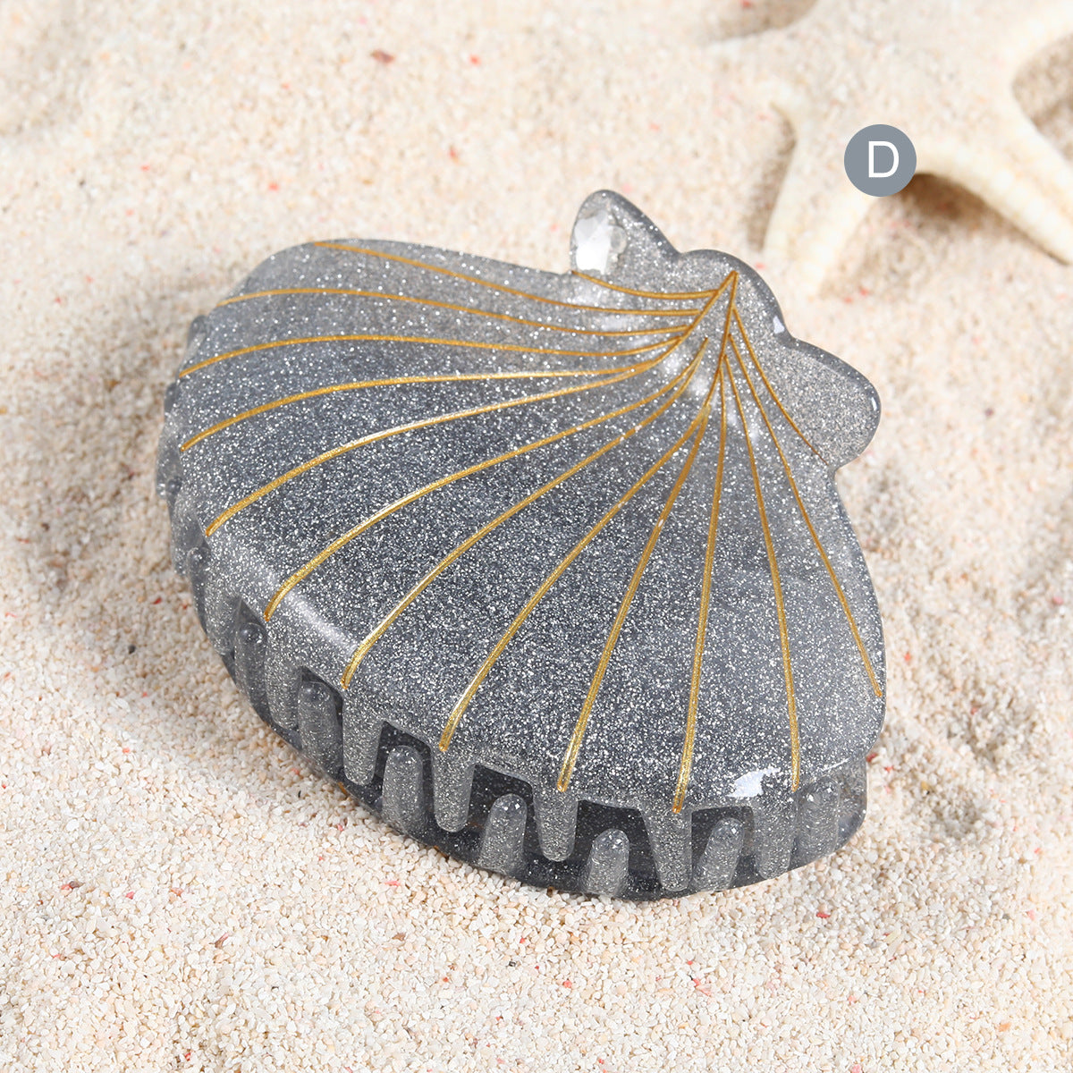 New style shell gripper simple point diamond high-grade hairpin niche shark clip creative sweet cool hot girl hair accessories wholesale