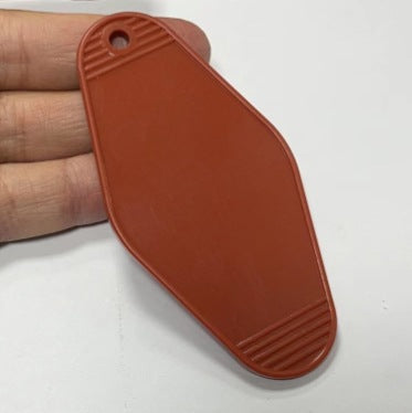 Multi-Color blank plastic ABS hotel key card cross-border blank motel keychain Amazon promotion