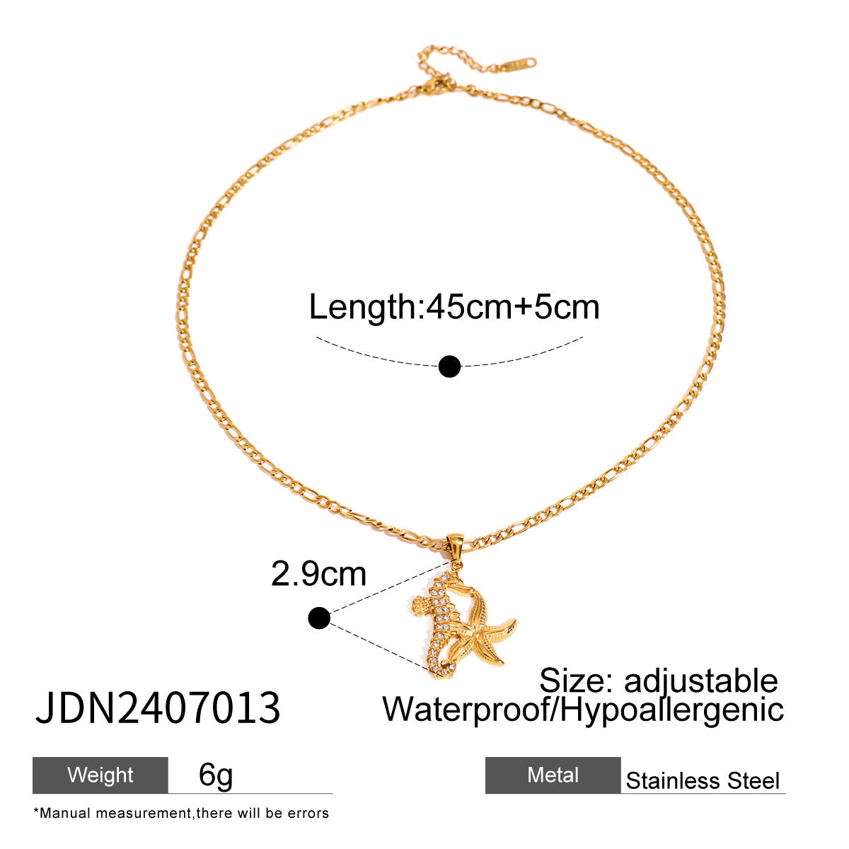 Cross-border Stainless Steel Holiday Jewelry Titanium Steel Necklace Light Luxury High-end Collarbone Chain European and American Neck Accessories for Women