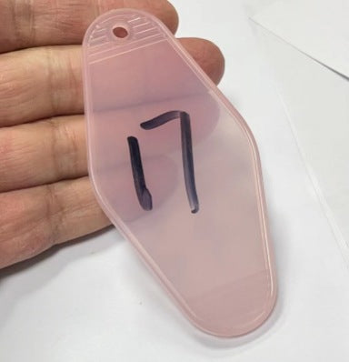 Multi-Color blank plastic ABS hotel key card cross-border blank motel keychain Amazon promotion