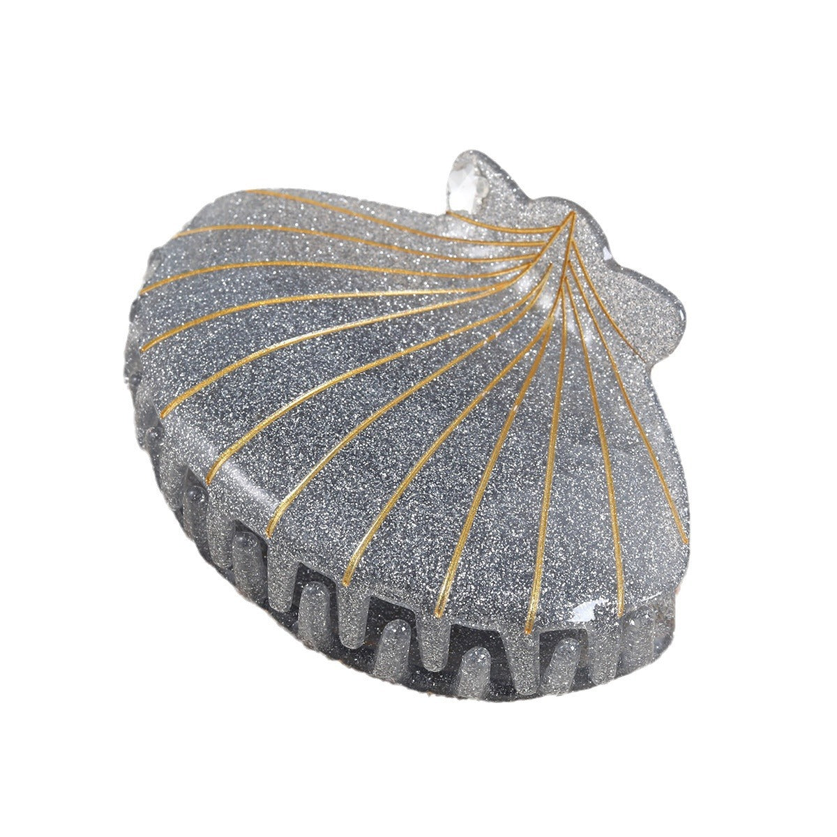 New style shell gripper simple point diamond high-grade hairpin niche shark clip creative sweet cool hot girl hair accessories wholesale