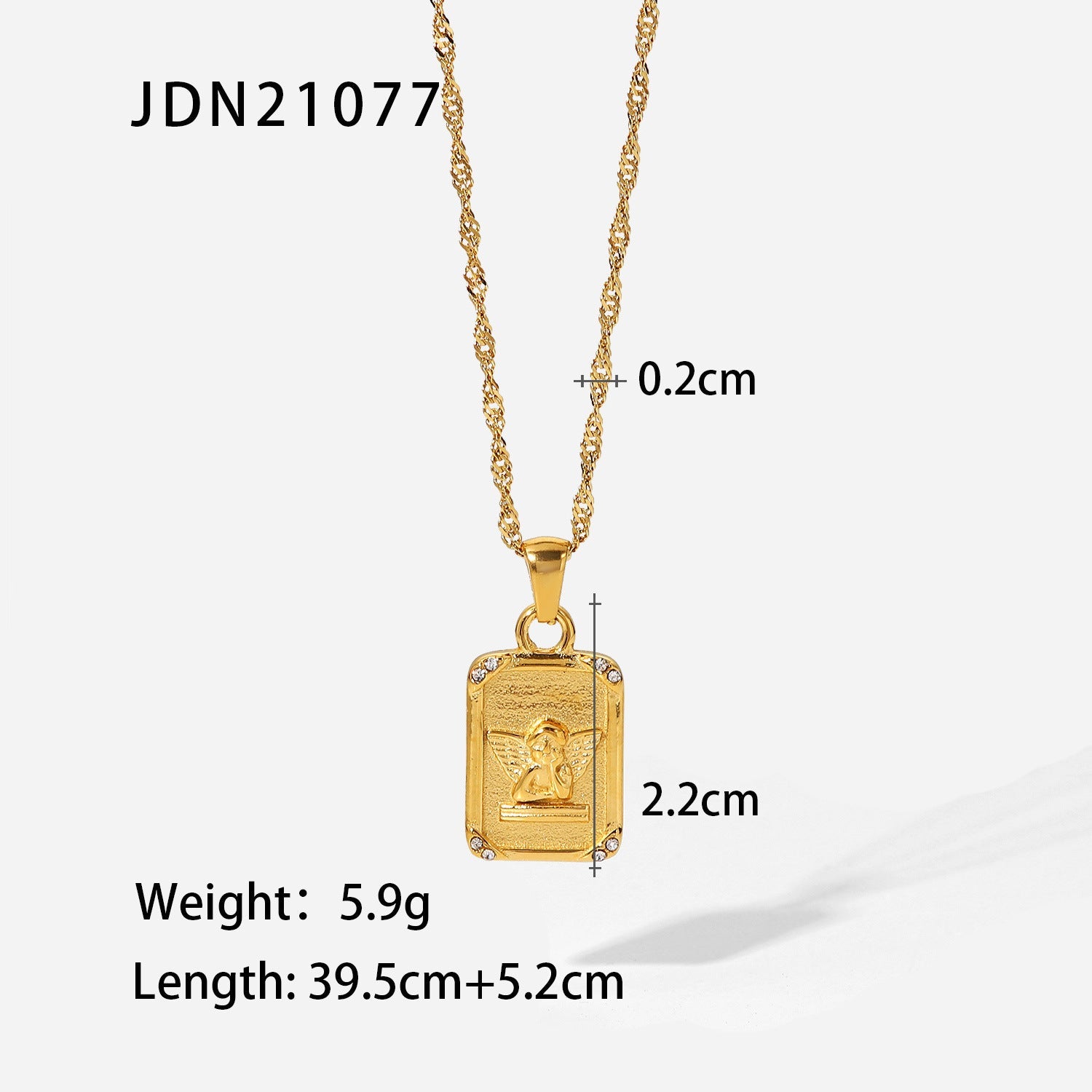 European and American three-layer stacking titanium steel necklace accessories women's light luxury high-end clavicle chain stainless steel jewelry cross-border