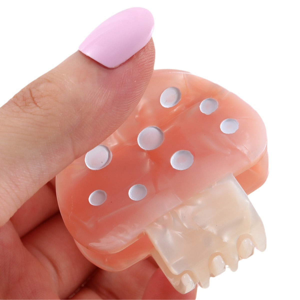 New acetate hairpin cute fashion mushroom clip small fresh clip Internet celebrity same style hair accessories for women