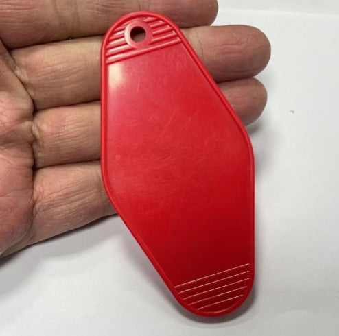 Multi-Color blank plastic ABS hotel key card cross-border blank motel keychain Amazon promotion