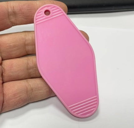 Multi-Color blank plastic ABS hotel key card cross-border blank motel keychain Amazon promotion