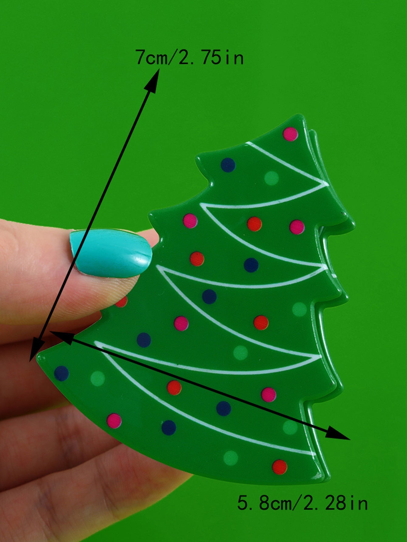 Christmas series New simple fashion popular cute fun snowman Santa Claus Christmas tree hair clip hair accessories