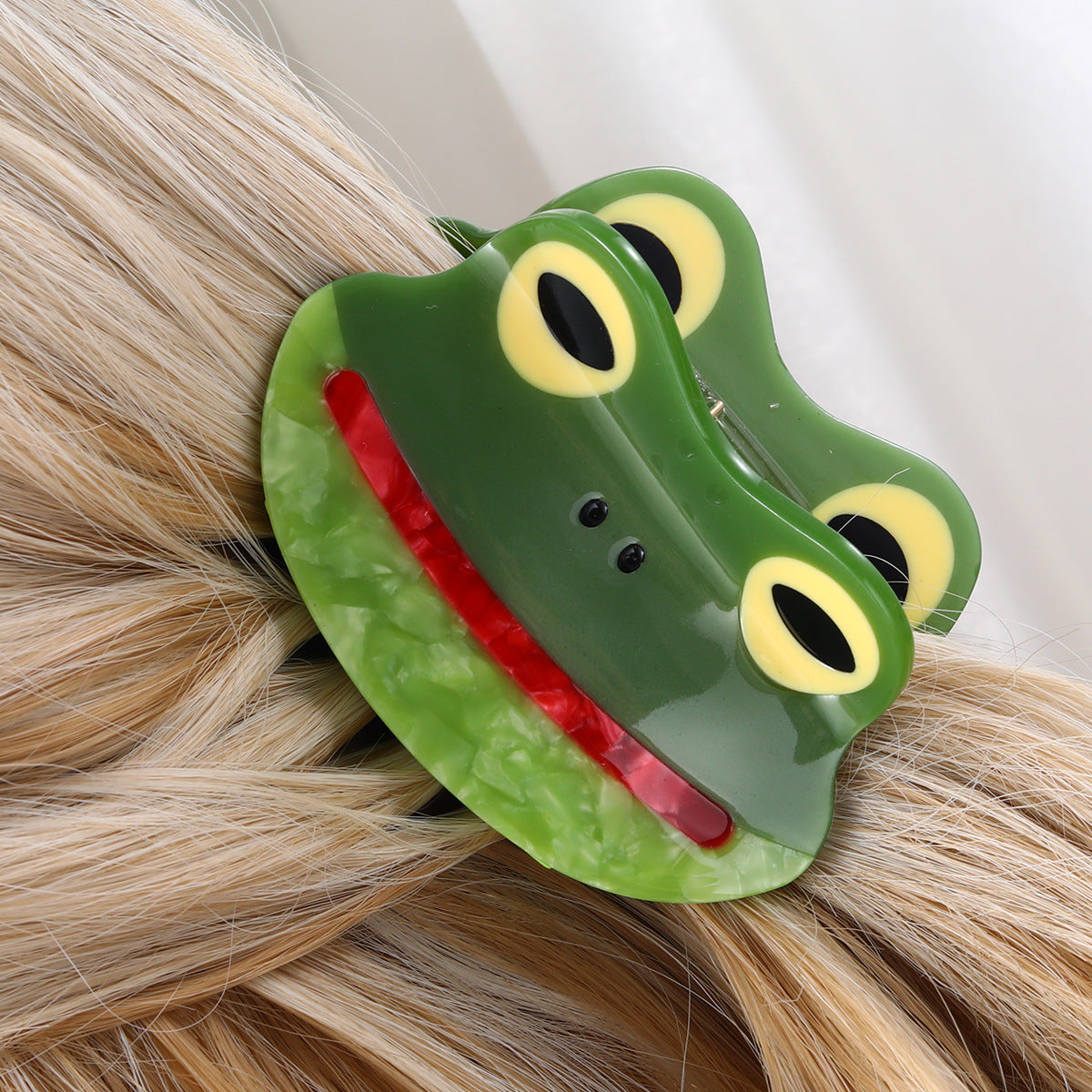 Cute Frog Hair Snake Clip Large Funny Back Head Shark Clip Hair Clip Hair Clip Cartoon Hair Accessories for Women