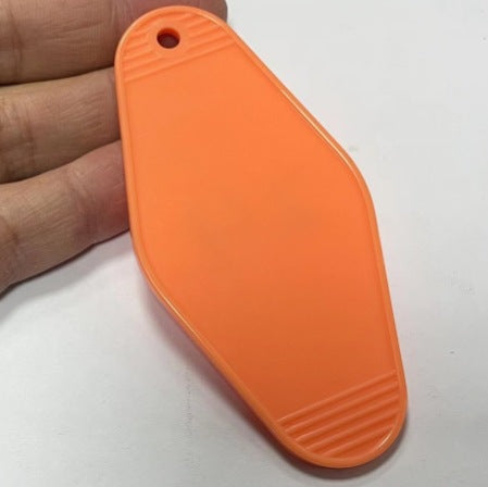 Multi-Color blank plastic ABS hotel key card cross-border blank motel keychain Amazon promotion