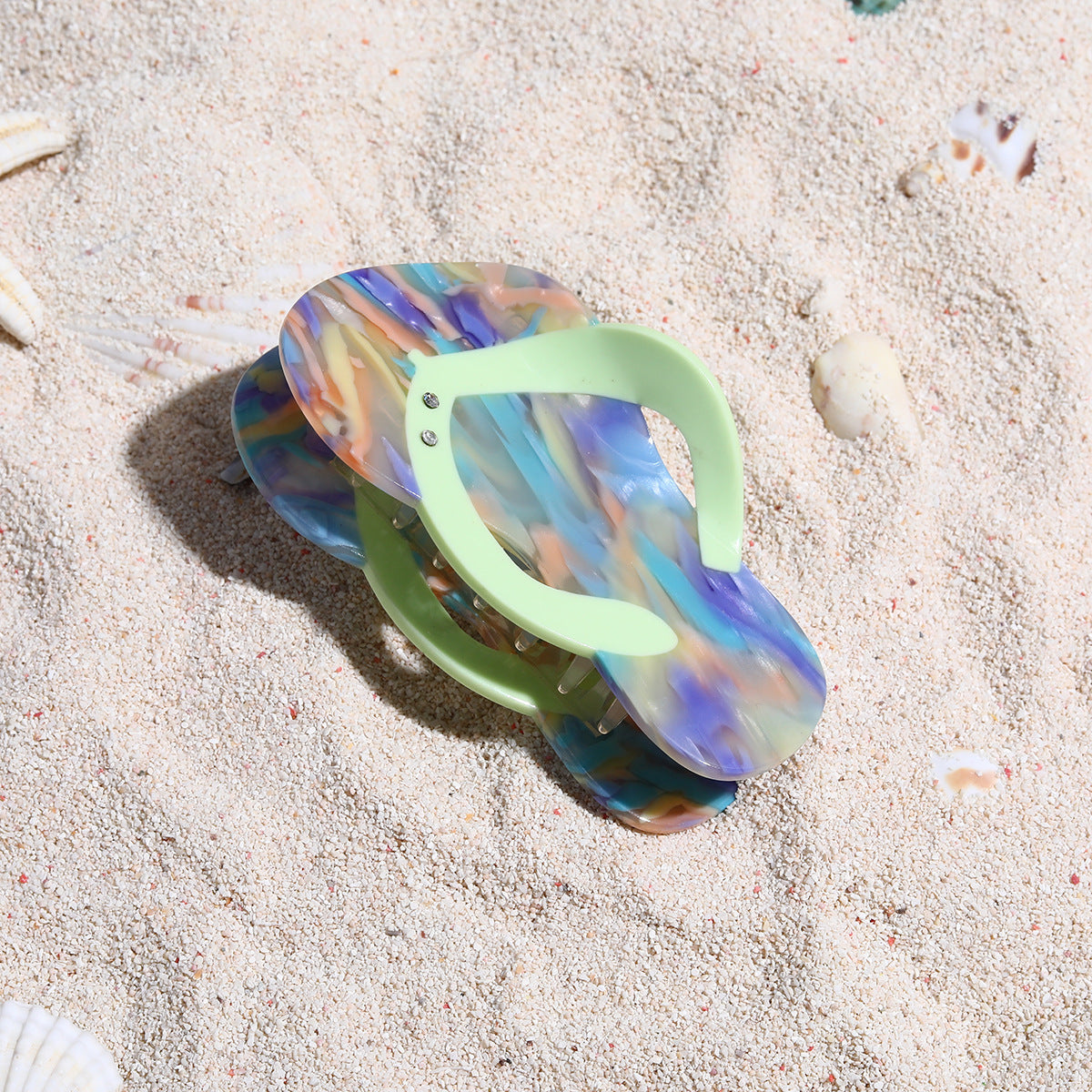 Cross-Border Niche Creative Design Clothes and Shoes Styling Acetate Gripper Small Fresh Color Medium Hair Accessories