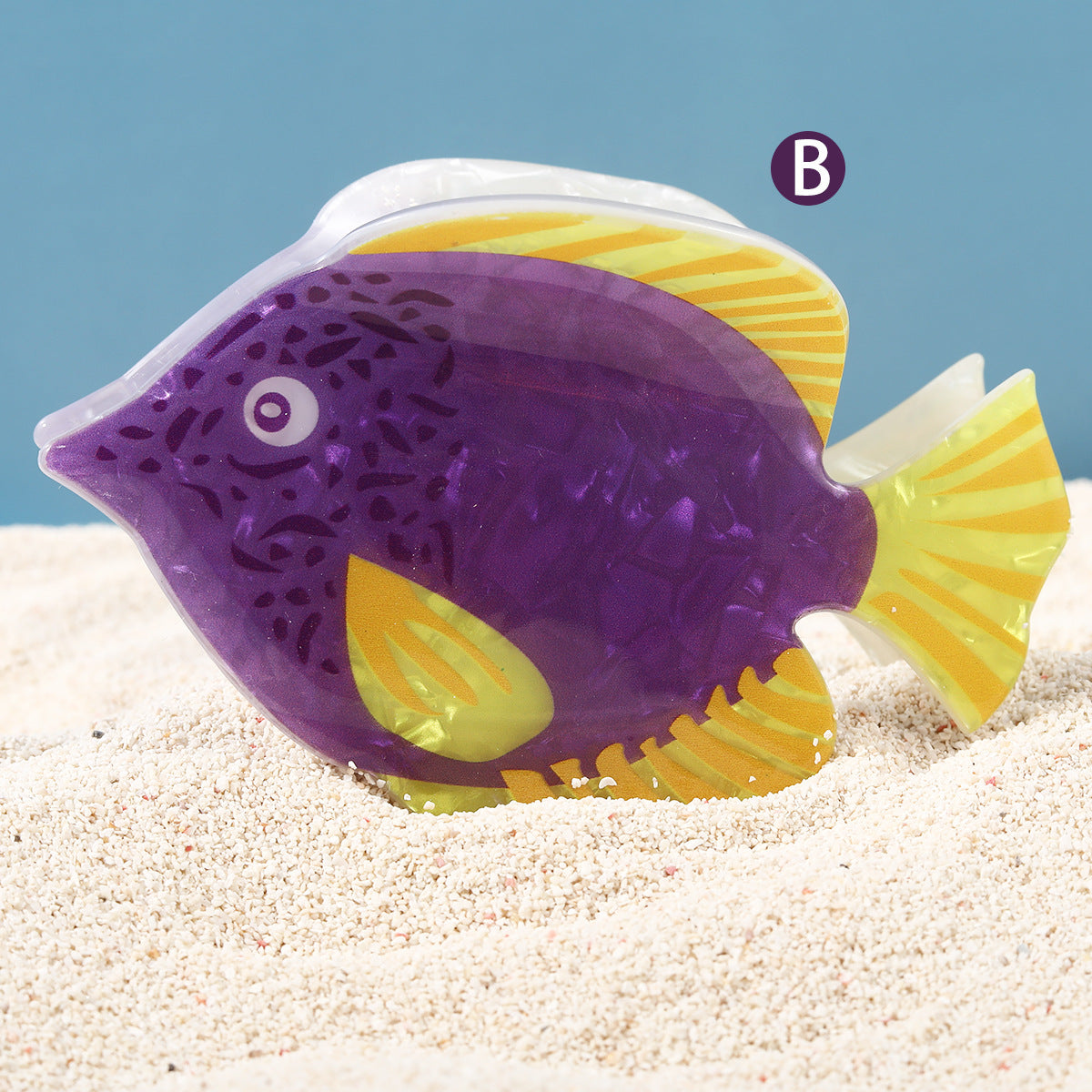 Fashion Tropical Fish Hairpin Holiday Style Cute Small Hair Grasp Exquisite Acrylic Grasp Marine Hairpin