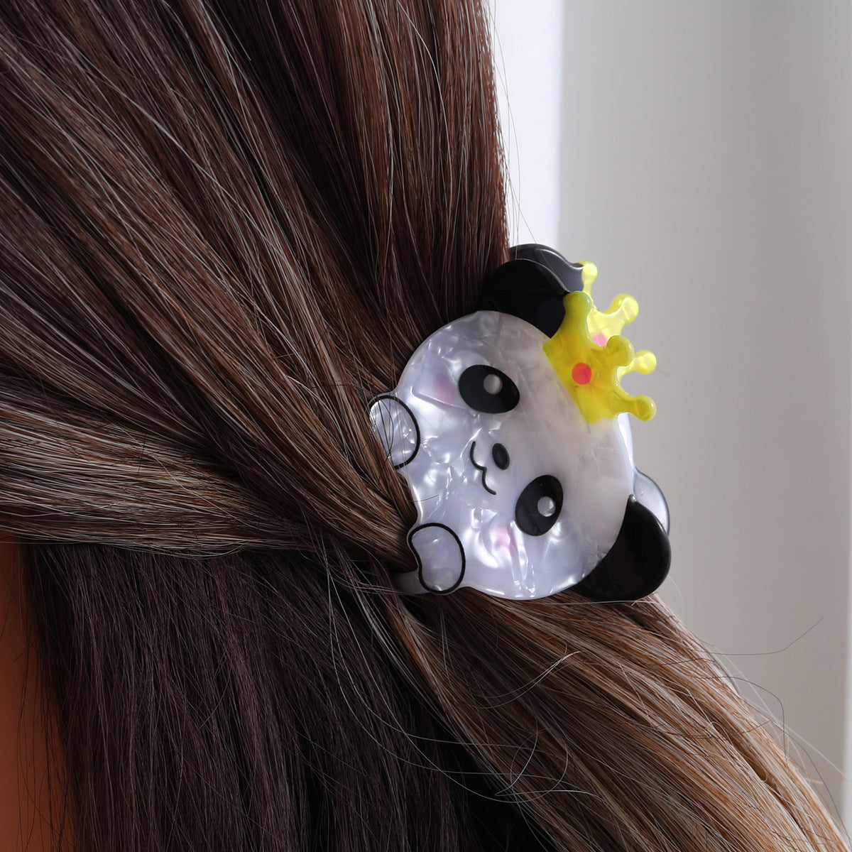 New cute gripper girl 2023 fruit rainbow animal hairpin back head shark clip hair accessories children's headdress
