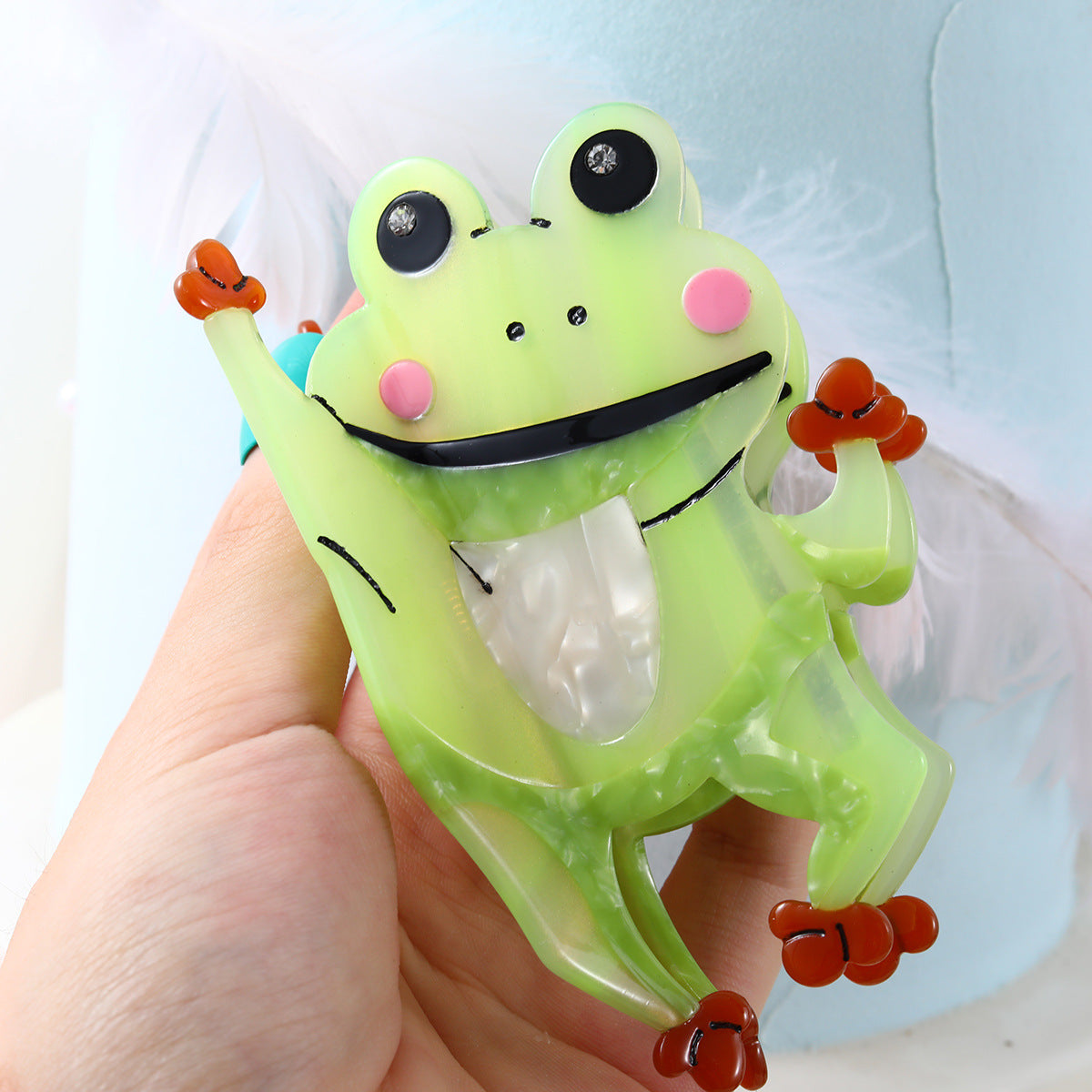 Cute Frog Hair Snake Clip Large Funny Back Head Shark Clip Hair Clip Hair Clip Cartoon Hair Accessories for Women