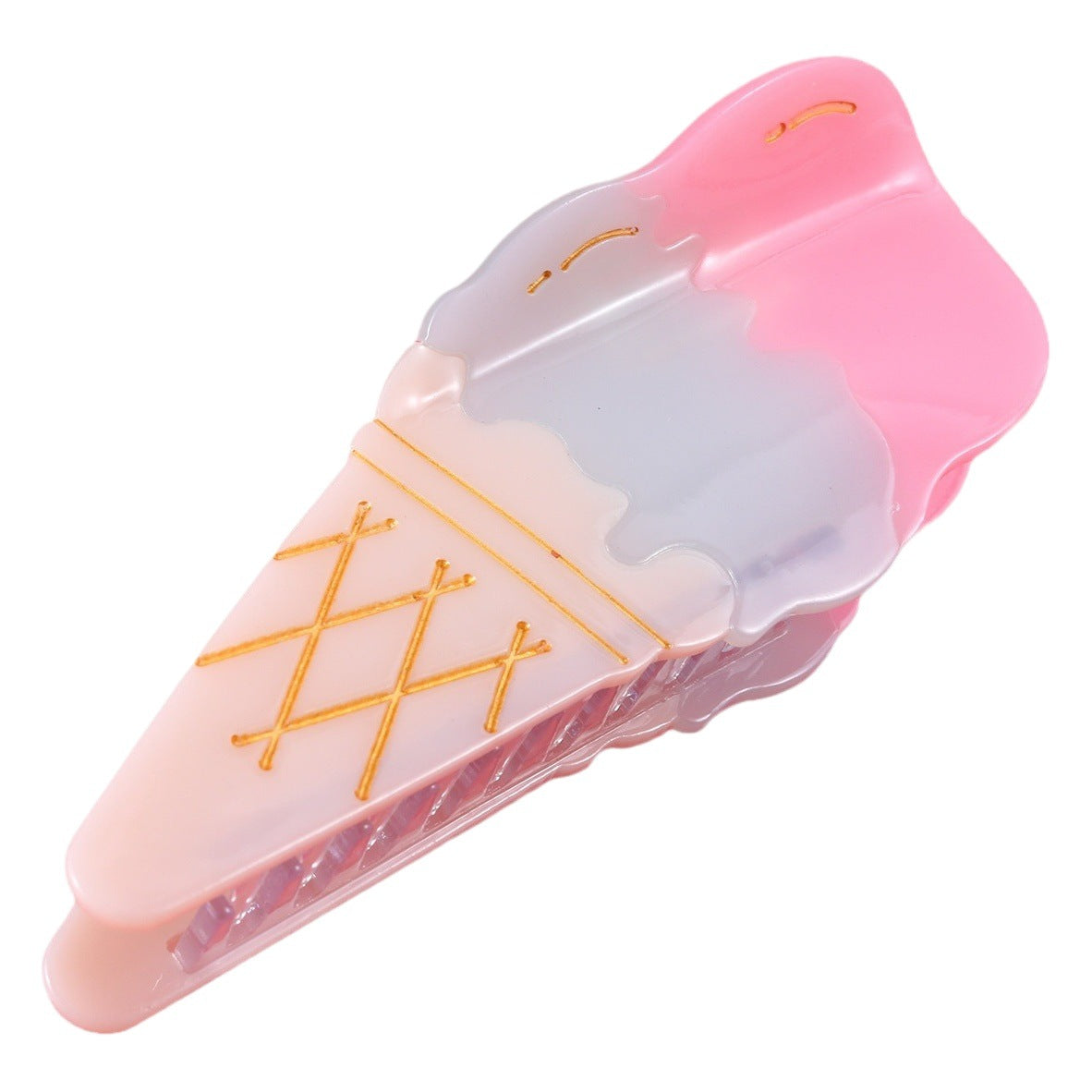 Cross-Border Design Grabber Fun Burger Ice Cream Cheese Acetic Acid Hairpin Cute Snack Shark Clip Women's Hair Accessories