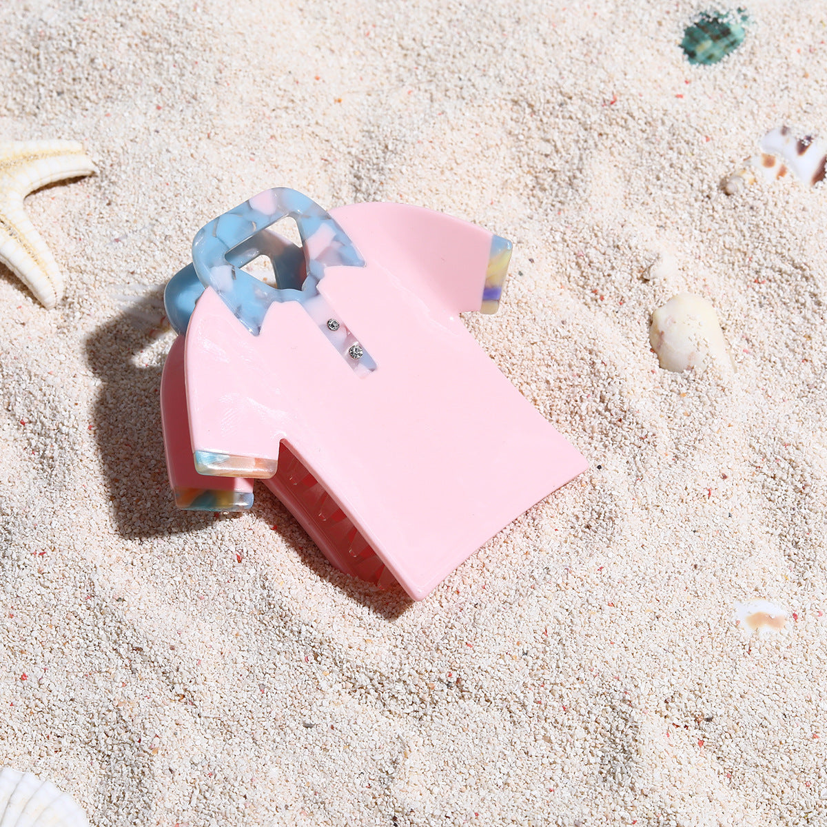 Cross-Border Niche Creative Design Clothes and Shoes Styling Acetate Gripper Small Fresh Color Medium Hair Accessories