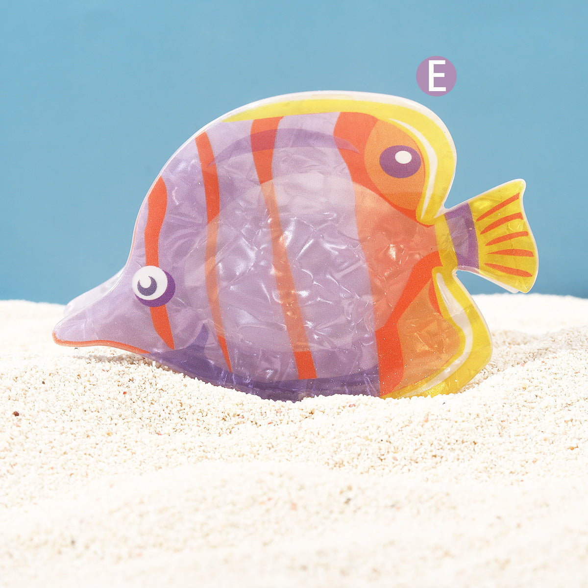Fashion Tropical Fish Hairpin Holiday Style Cute Small Hair Grasp Exquisite Acrylic Grasp Marine Hairpin