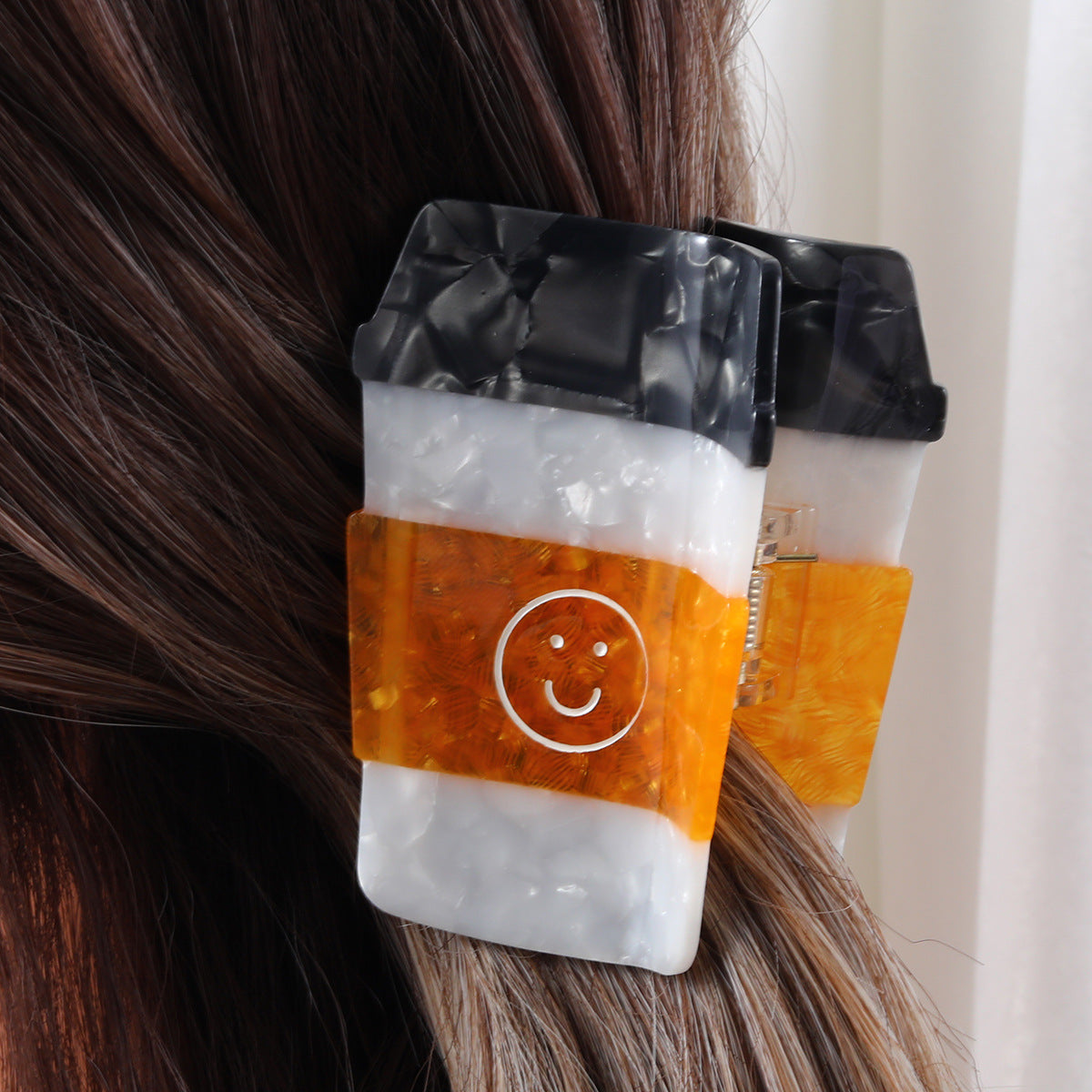 Cross-Border Design Grabber Fun Burger Ice Cream Cheese Acetic Acid Hairpin Cute Snack Shark Clip Women's Hair Accessories