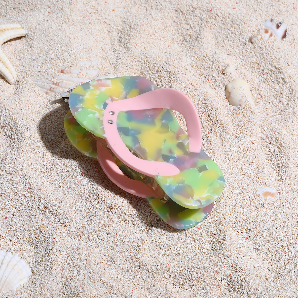 Cross-Border Niche Creative Design Clothes and Shoes Styling Acetate Gripper Small Fresh Color Medium Hair Accessories