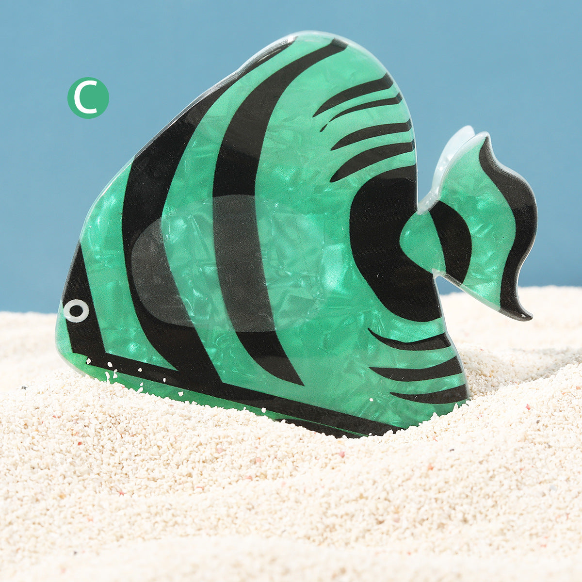 Fashion Tropical Fish Hairpin Holiday Style Cute Small Hair Grasp Exquisite Acrylic Grasp Marine Hairpin