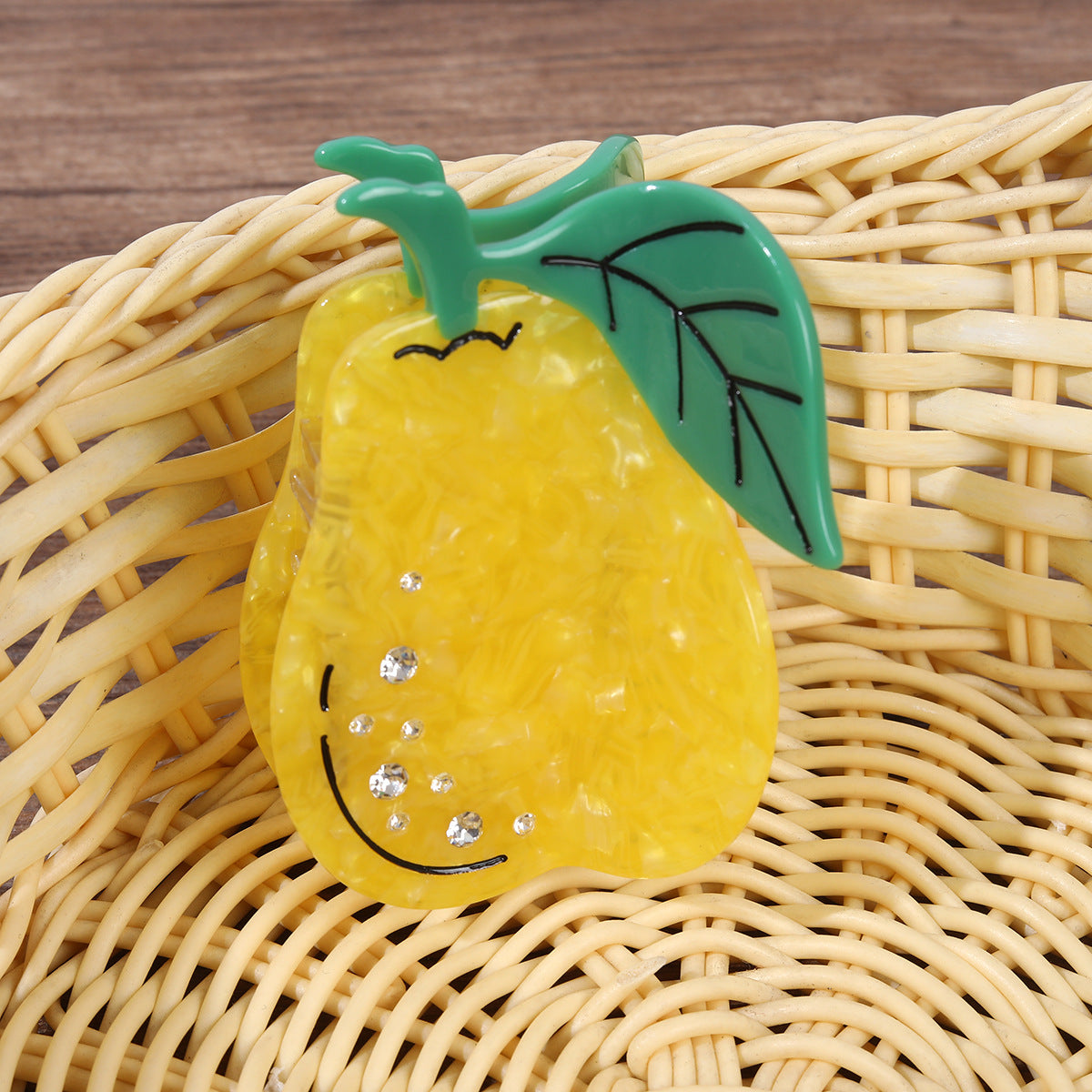 New summer fashion vegetable series cute acetic acid hairpin personality creative pear radish eggplant shark clip wholesale