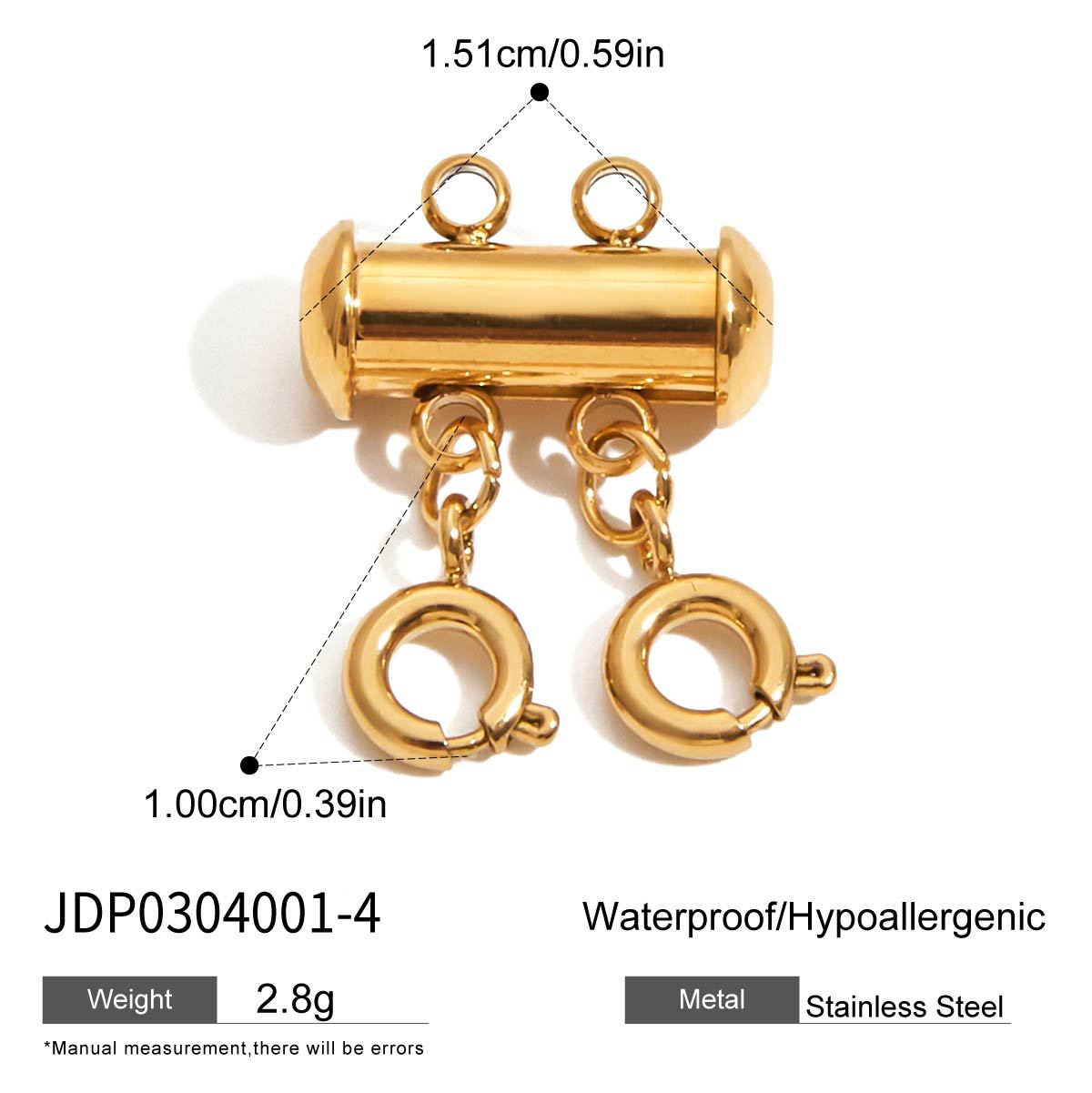 Cross-Border Popular Jewelry Stainless Steel DIY Pearl Necklace Accessories Women's Niche Design Titanium Steel Jewelry Accessories