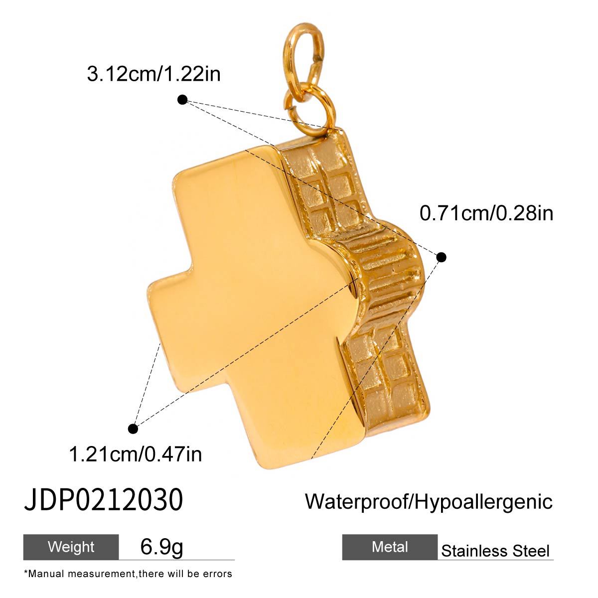 Europe and the United States cross-border titanium steel bracelet diy jewelry accessories stainless steel necklace pendant pendant accessories materials