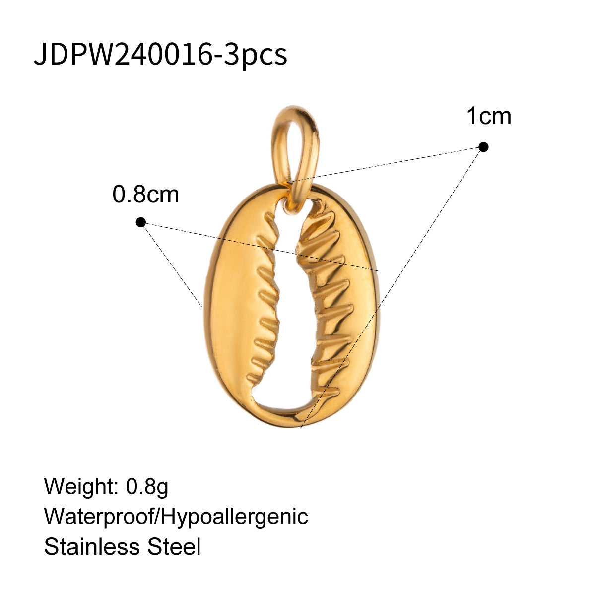 European and American Stainless Steel Marine Series Jewelry Accessories Love DIY Pendant Cross Titanium Steel Necklace Pendant