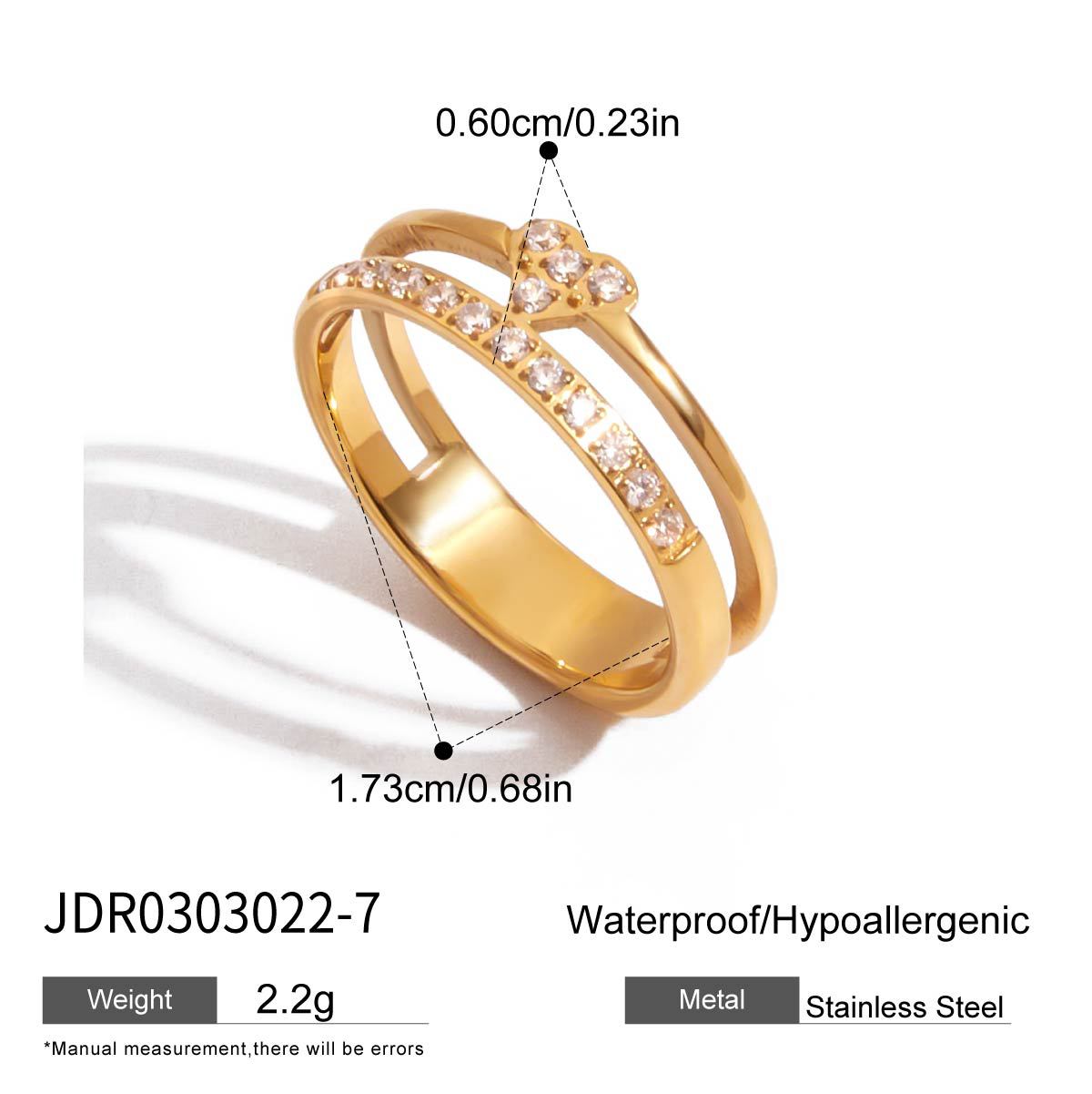 European and American Stainless Steel Love Bracelet Light Luxury High-end Sense 18k Gold Jewelry Without Fading Titanium Steel Jewelry Cross Border
