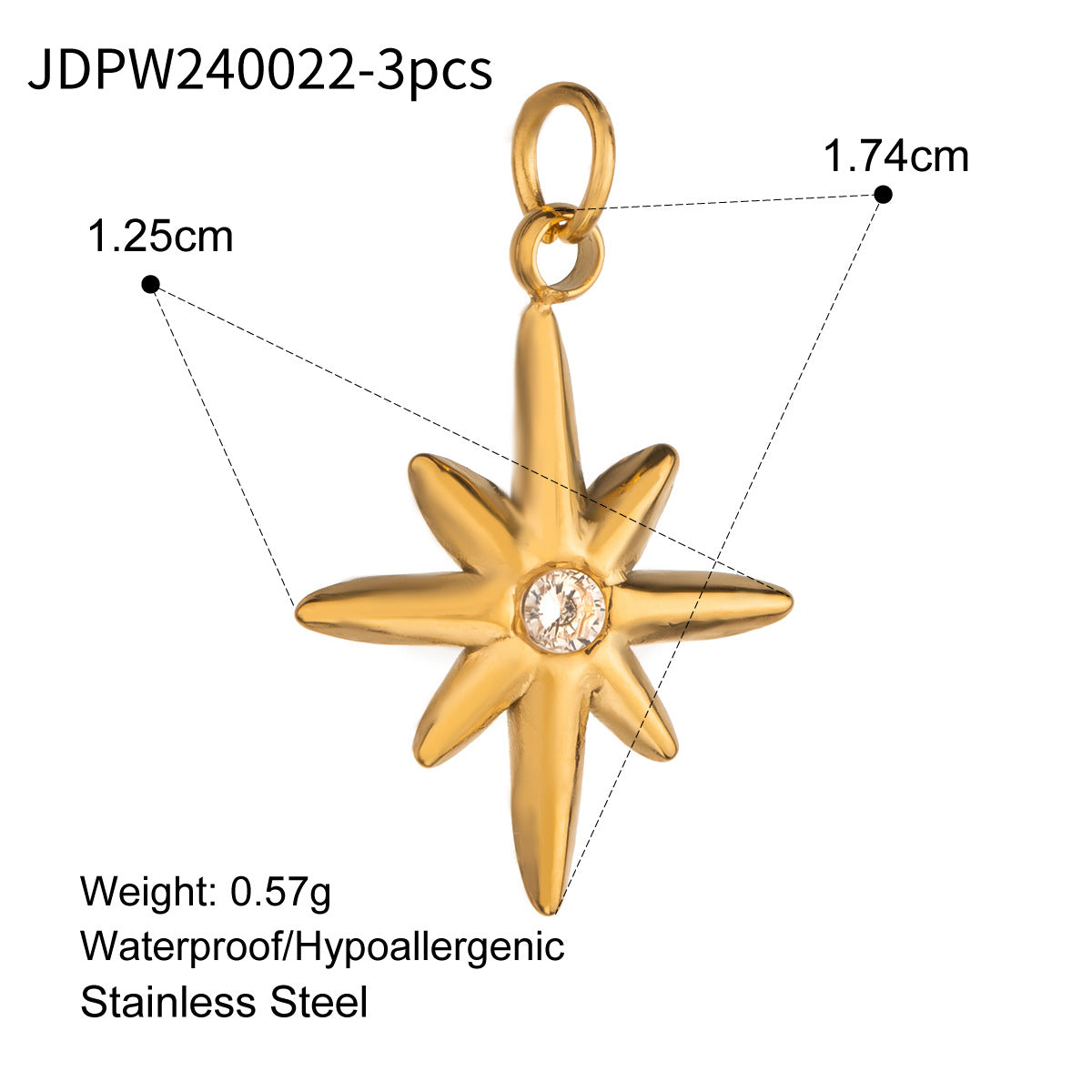 Cross-Border Popular Jewelry Stainless Steel DIY Pearl Necklace Accessories Women's Niche Design Titanium Steel Jewelry Accessories