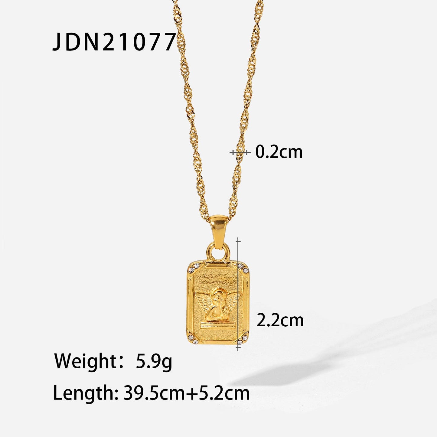 European and American three-layer stacking titanium steel necklace accessories women's light luxury high-end clavicle chain stainless steel jewelry cross-border