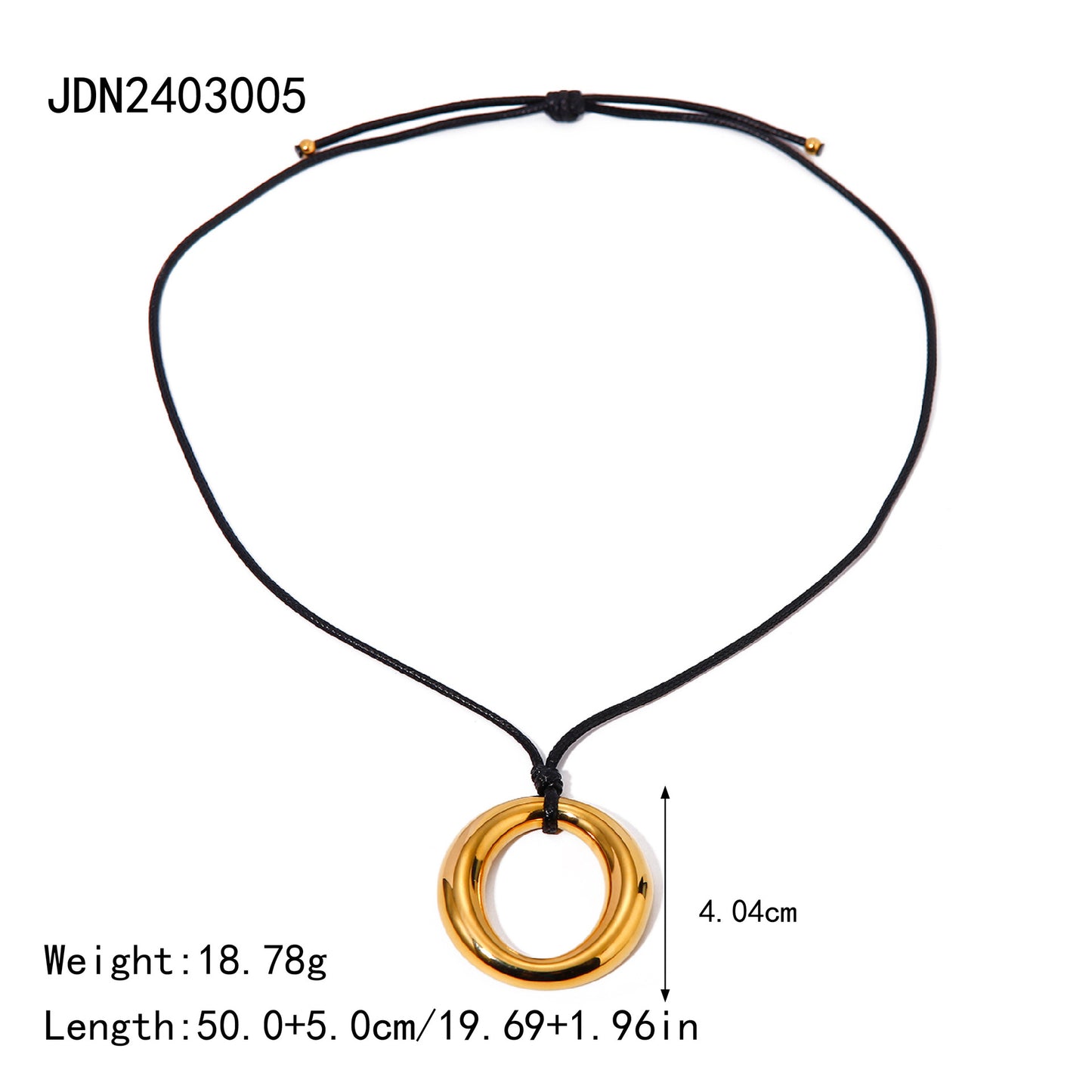 cross-border stainless steel necklace jewelry European and American fashion INS titanium steel clavicle chain 18k gold non-fading neck chain women