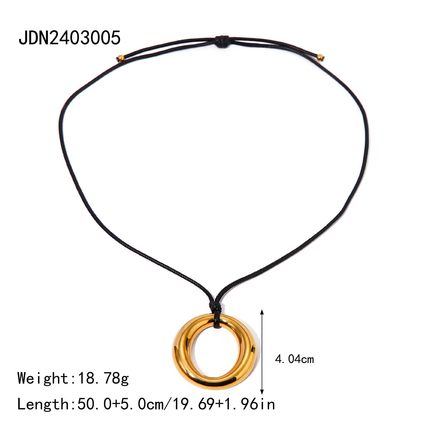 cross-border stainless steel necklace jewelry European and American fashion INS titanium steel clavicle chain 18k gold non-fading neck chain women