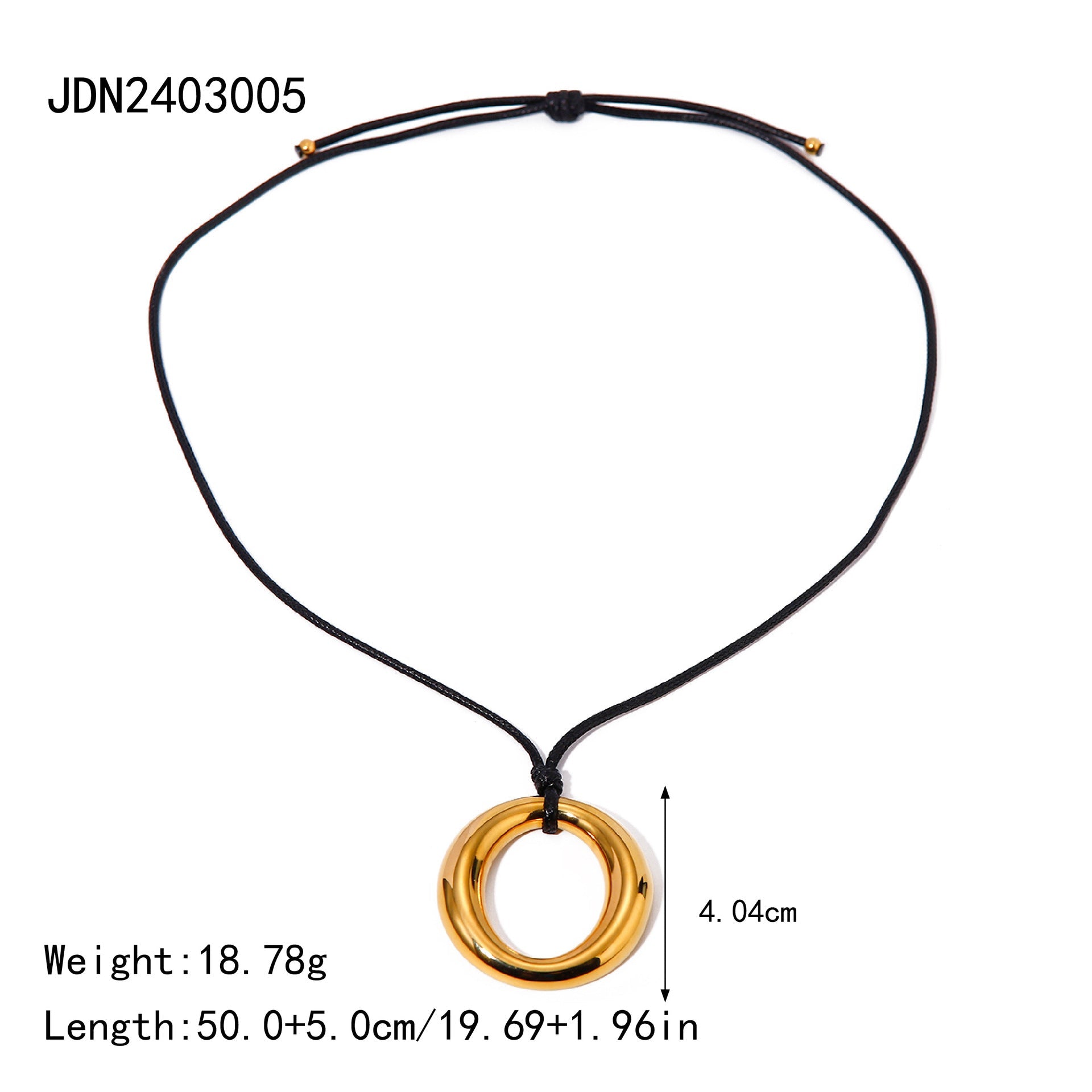 cross-border stainless steel necklace jewelry European and American fashion INS titanium steel clavicle chain 18k gold non-fading neck chain women