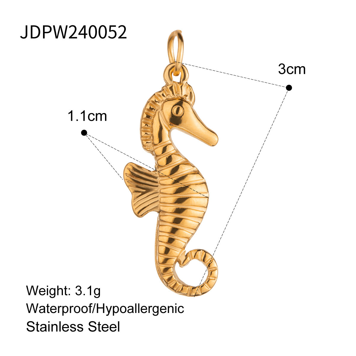 European and American Stainless Steel Marine Series Jewelry Accessories Love DIY Pendant Cross Titanium Steel Necklace Pendant