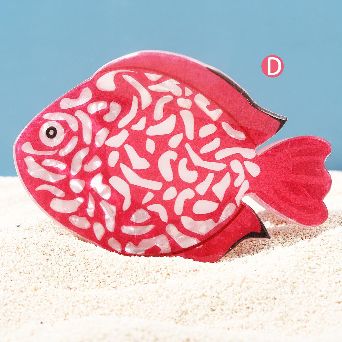Fashion Tropical Fish Hairpin Holiday Style Cute Small Hair Grasp Exquisite Acrylic Grasp Marine Hairpin