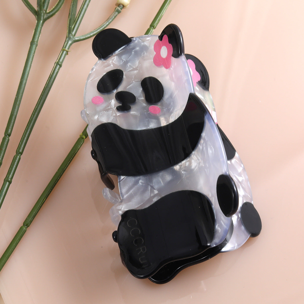 French New Acetic Acid Clip Cute Cartoon Animal Shark Clip Panda Fun Personalized Hair Accessory Hair Clip for Women