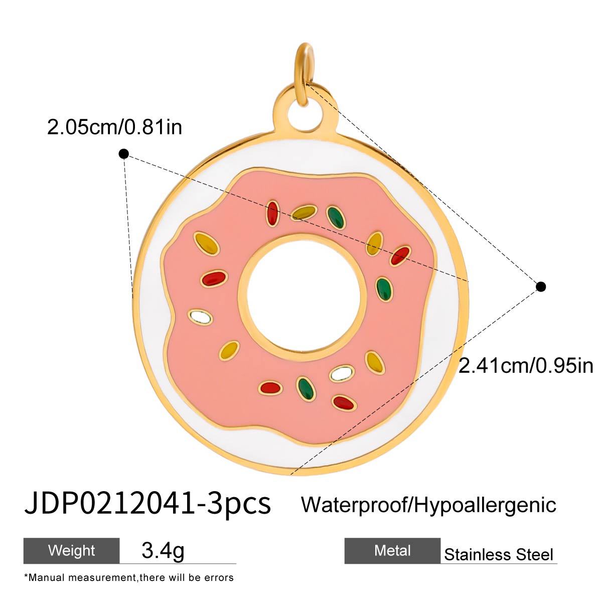Europe and the United States cross-border titanium steel bracelet diy jewelry accessories stainless steel necklace pendant pendant accessories materials