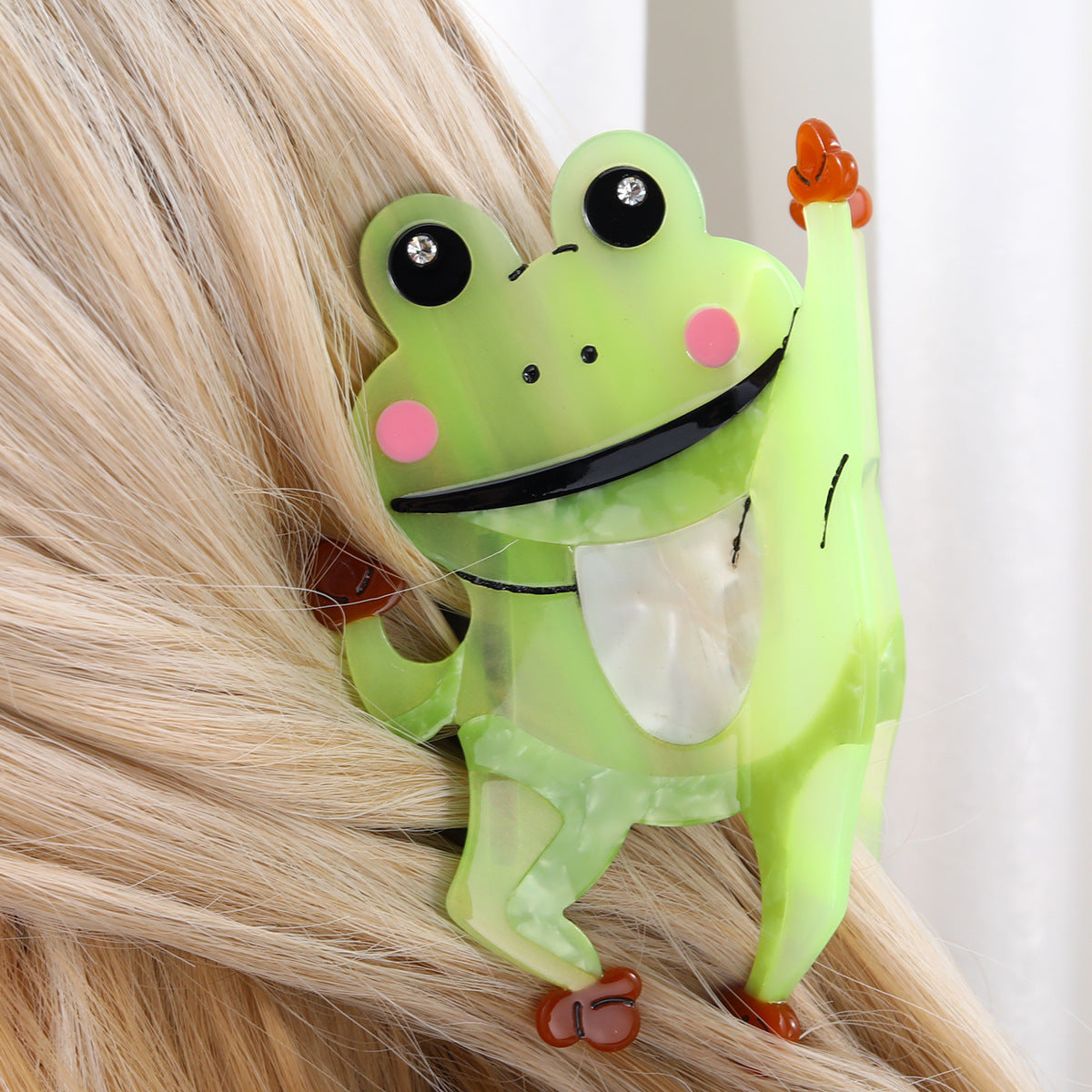 Cute Frog Hair Snake Clip Large Funny Back Head Shark Clip Hair Clip Hair Clip Cartoon Hair Accessories for Women