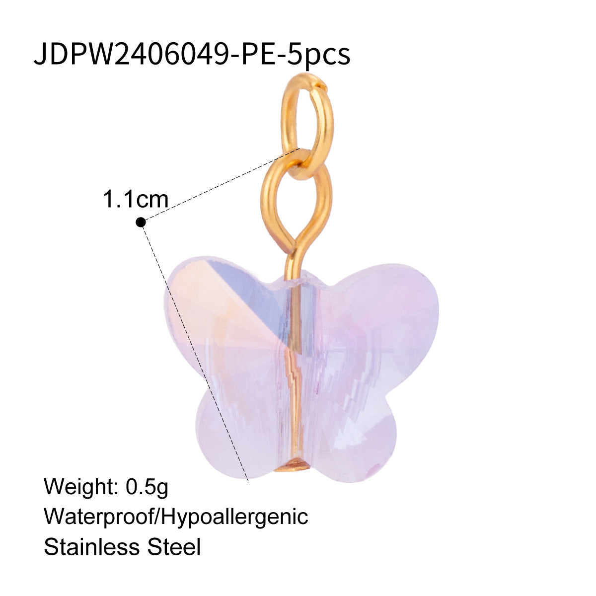 European and American Stainless Steel Marine Series Jewelry Accessories Love DIY Pendant Cross Titanium Steel Necklace Pendant