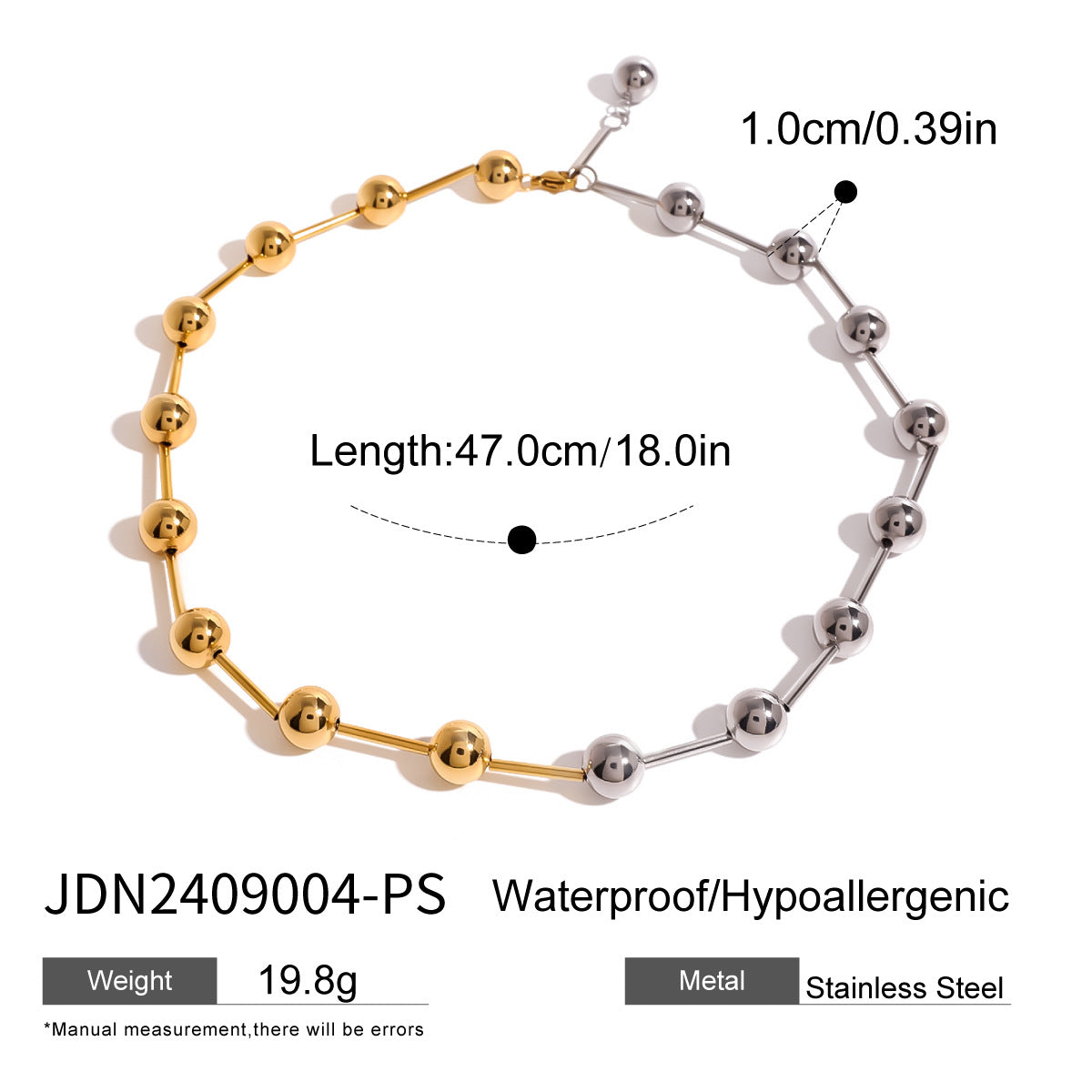 European and American color matching cross-border jewelry stainless steel love necklace light luxury niche ring titanium steel non-fading earrings