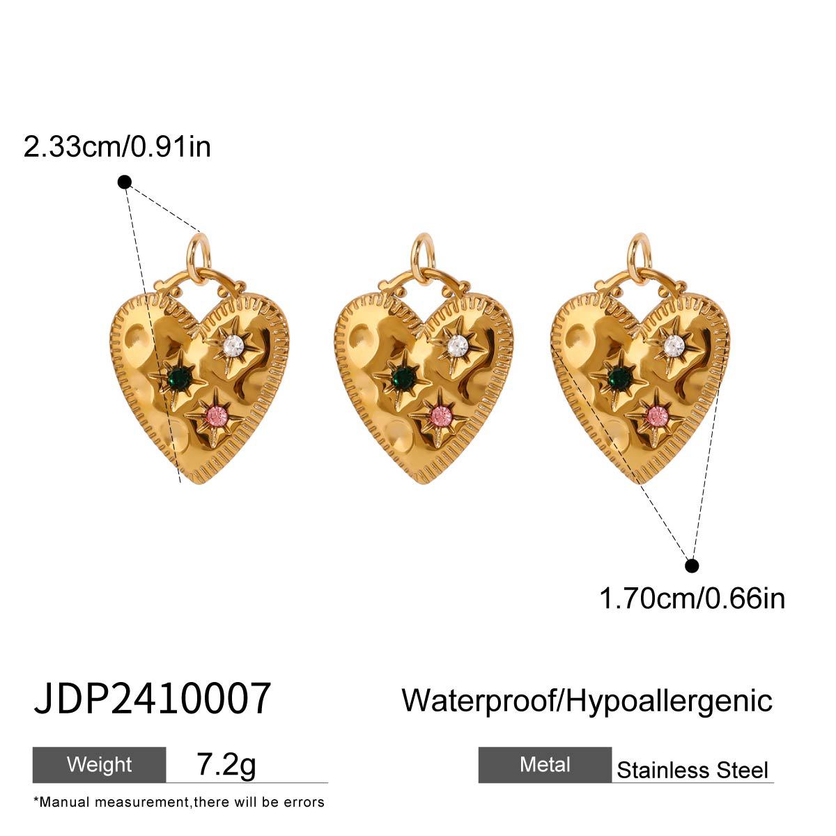 European and American Stainless Steel Marine Series Jewelry Accessories Love DIY Pendant Cross Titanium Steel Necklace Pendant