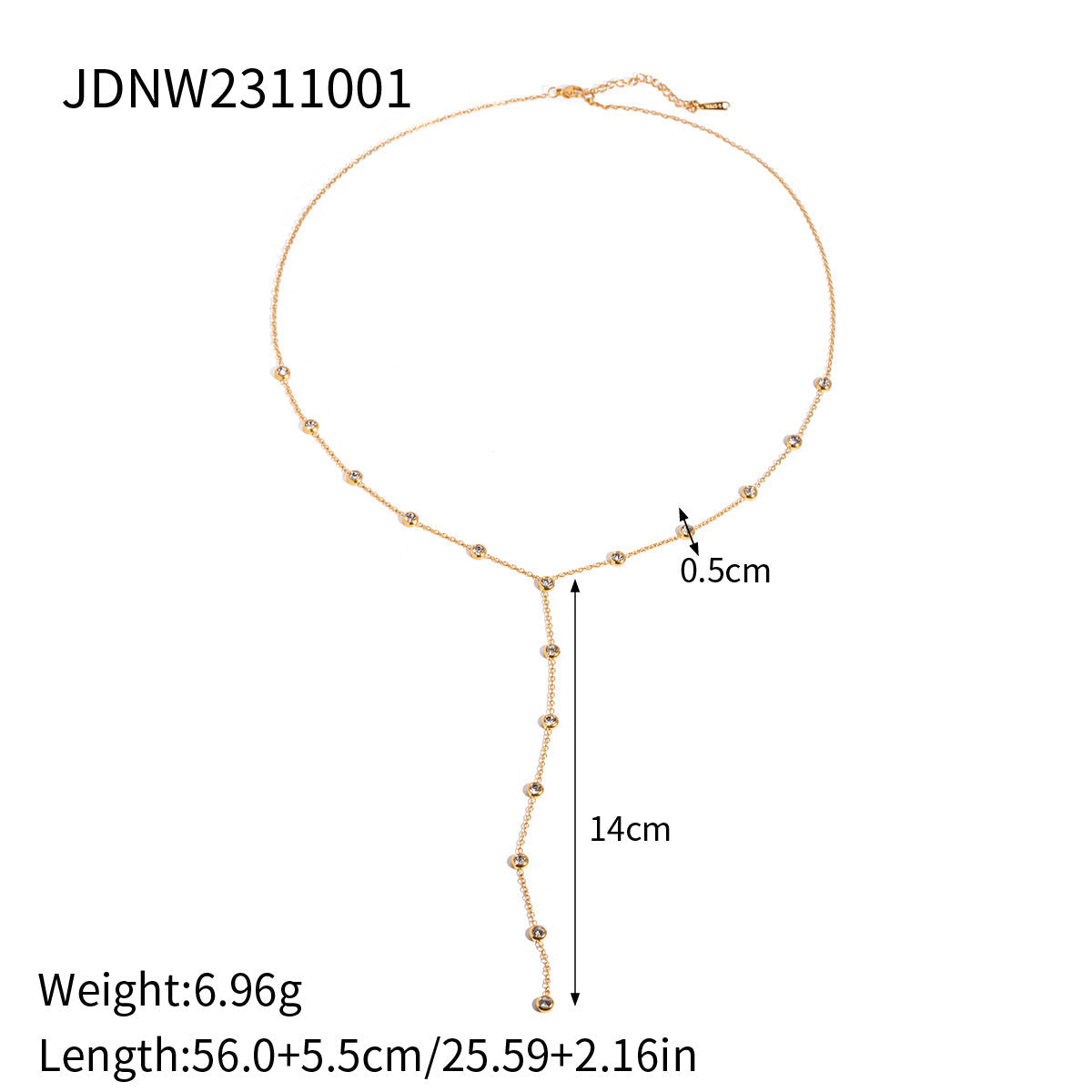 Cross-Border Popular Jewelry Stainless Steel DIY Pearl Necklace Accessories Women's Niche Design Titanium Steel Jewelry Accessories