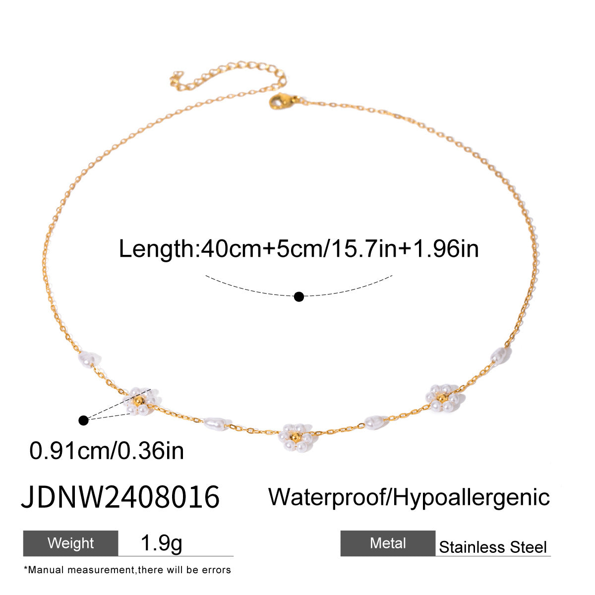 European and American Titanium Steel Necklace Accessories High-grade Bohemian Clavicle Chain Holiday Cross-border Stainless Steel Jewelry