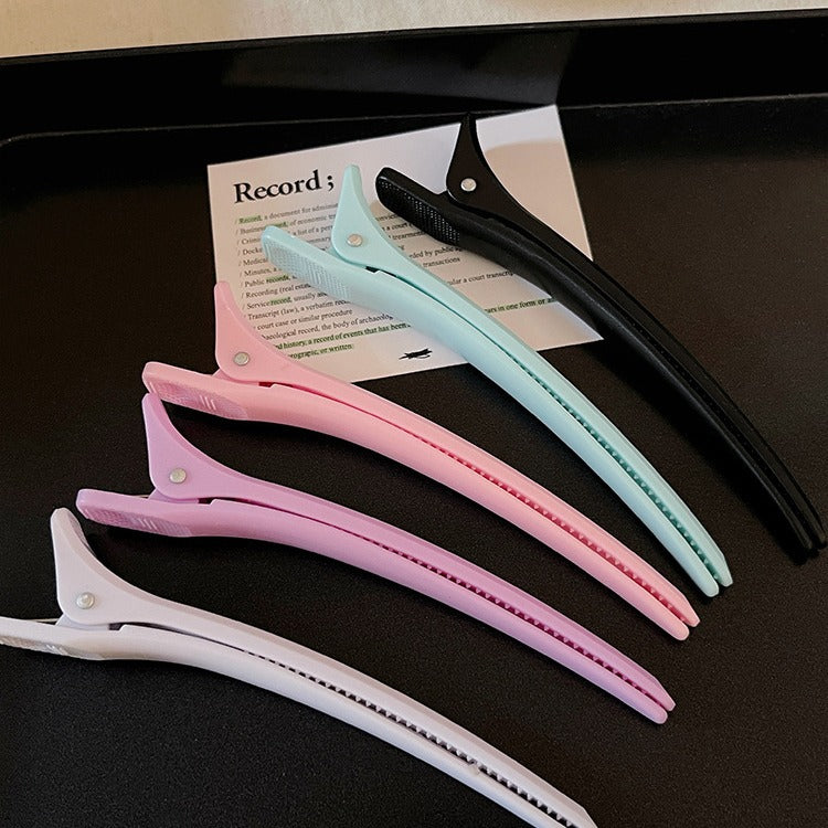 12cm Cross-Border Duckbill Clip Women's Hair Clip High-End One-Word Clip Hair Salon Bangs Clip Cute Hair Clip Clip Hair Accessories Headdress