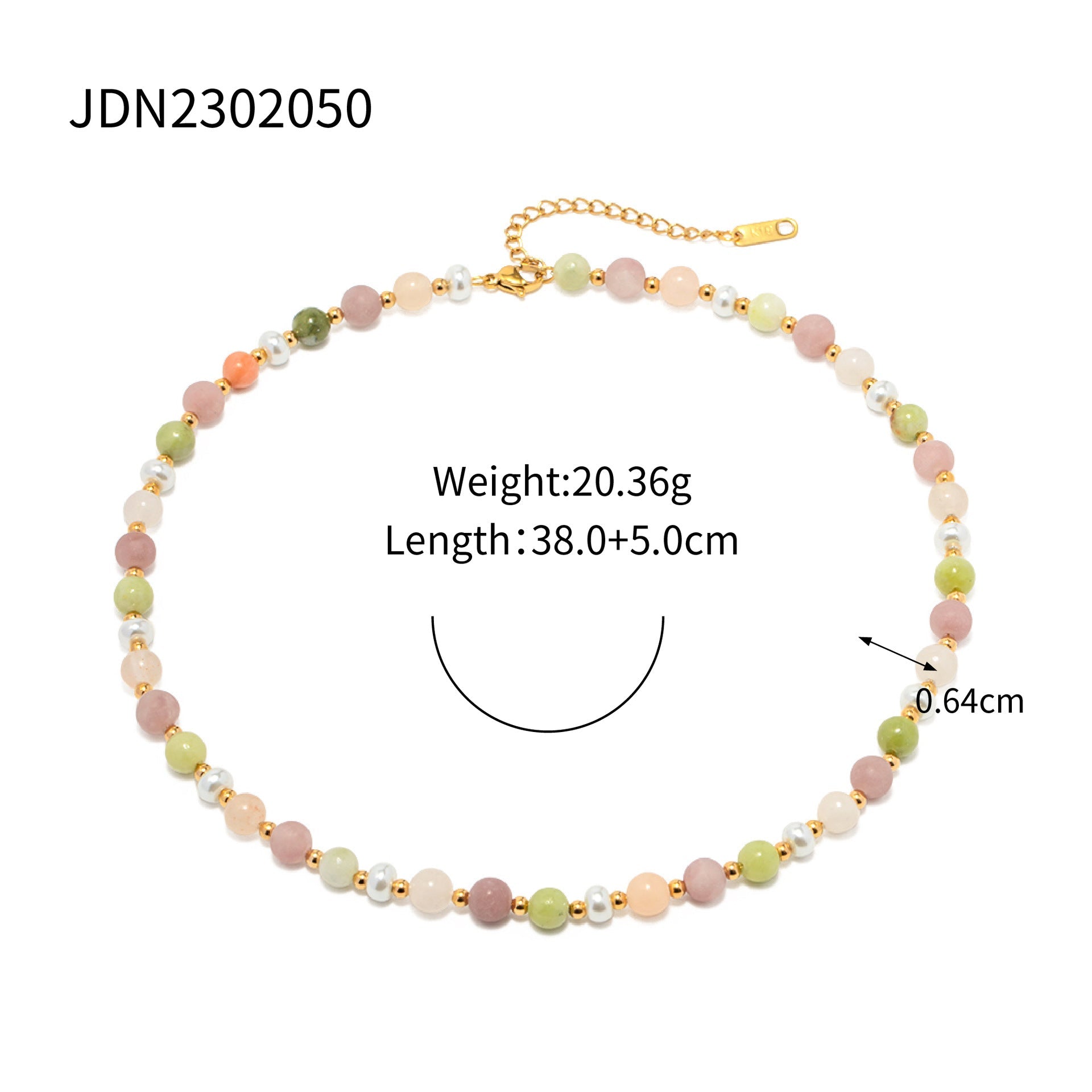 European and American stainless steel conch necklace pearl earrings high sense zircon earrings titanium steel ring cross-border jewelry